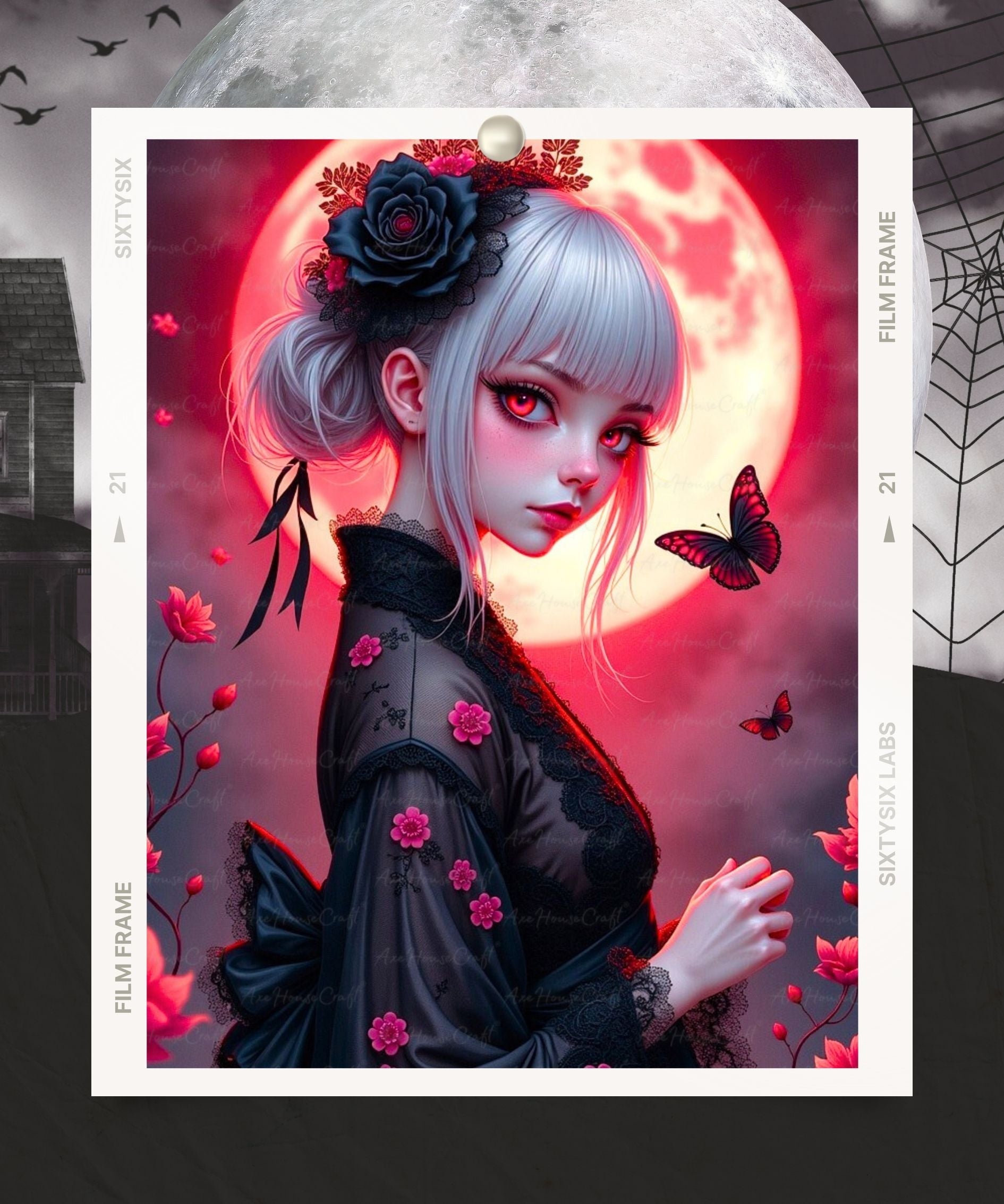 Crimson Moonrise
