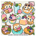 Four Seasons Owls Mini Set | Hand-Rendered