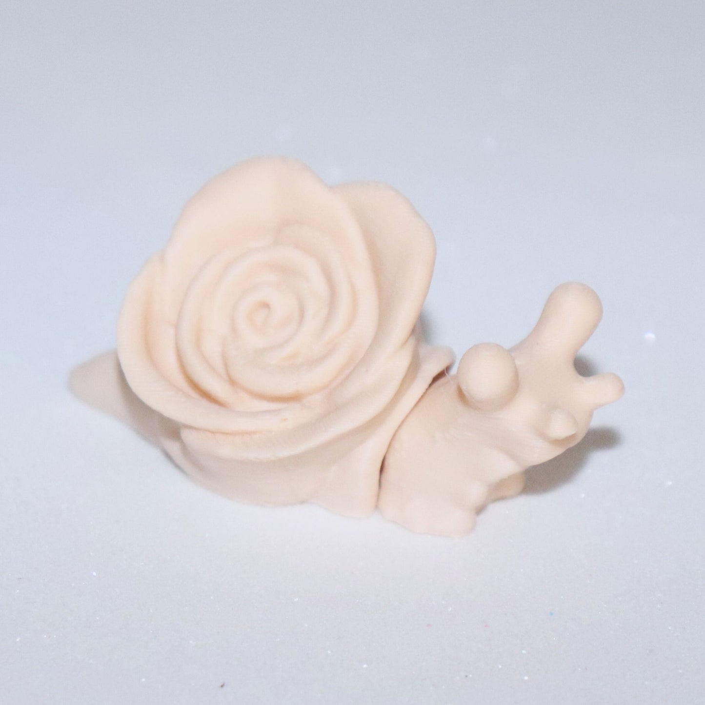 Tiny Snail Rose Magnet