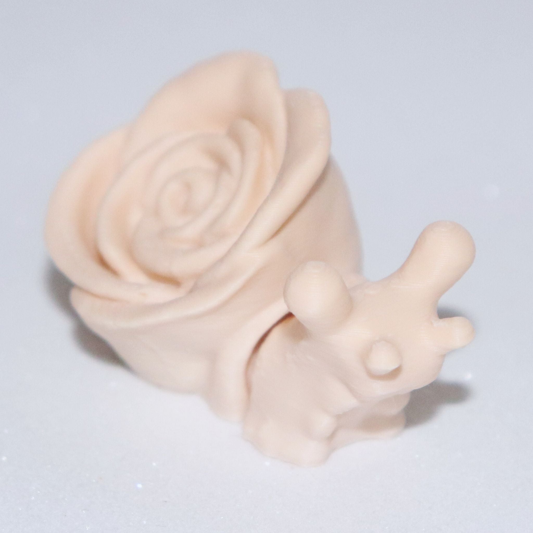 Tiny Snail Rose Magnet