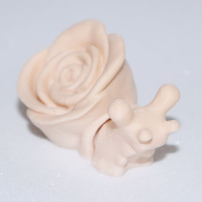 Tiny Snail Rose Magnet