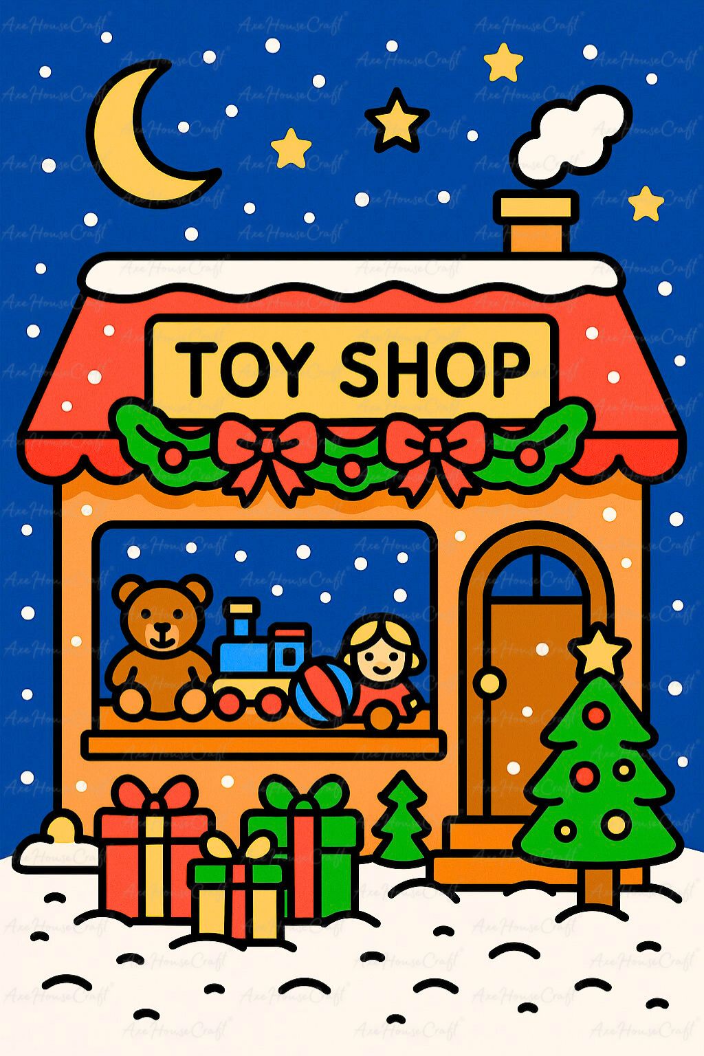 Enchanted Christmas Village – Christmas Set