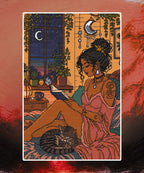 Moonlit Chapters | Hand-Rendered