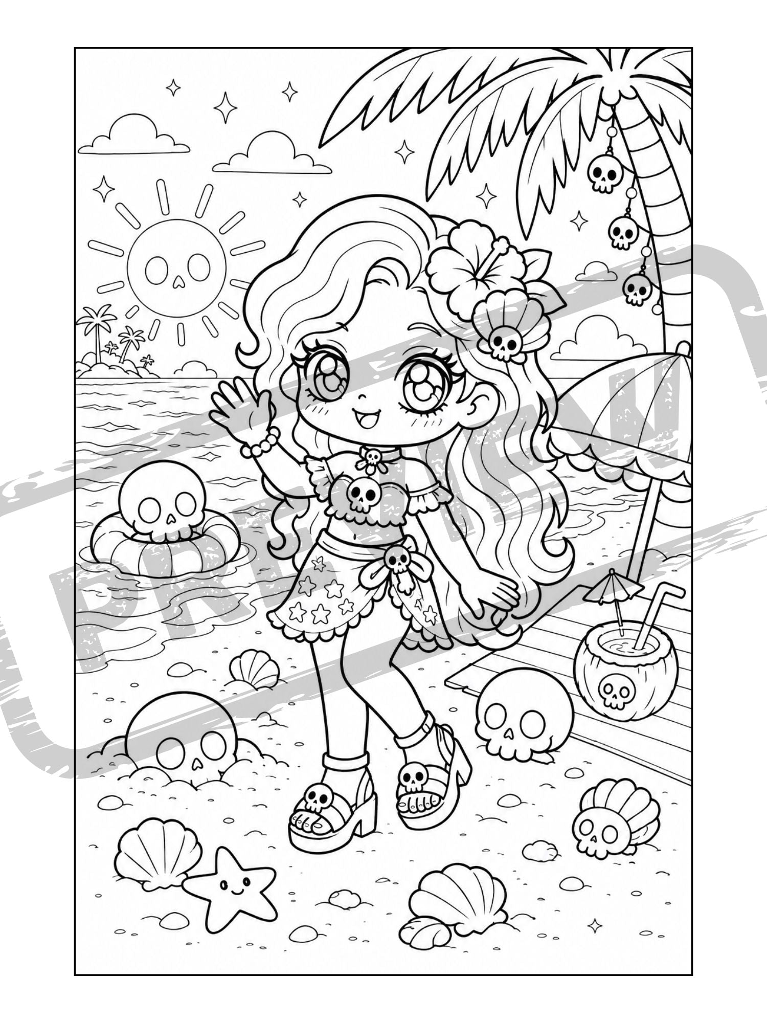 AxeHouseCraft Coloring Book – Printable Digital Edition
