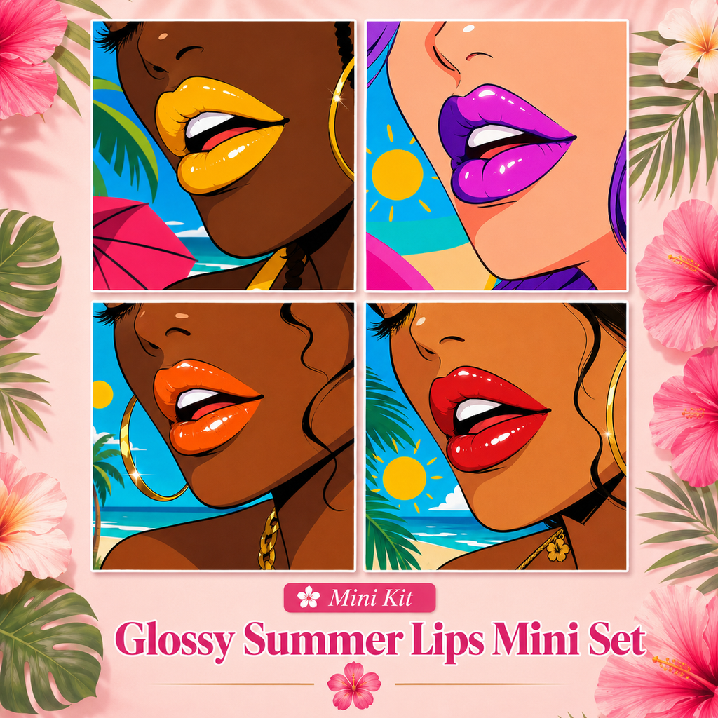 Glossy Summer Lips Mini Set