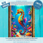 Neon Seahorse