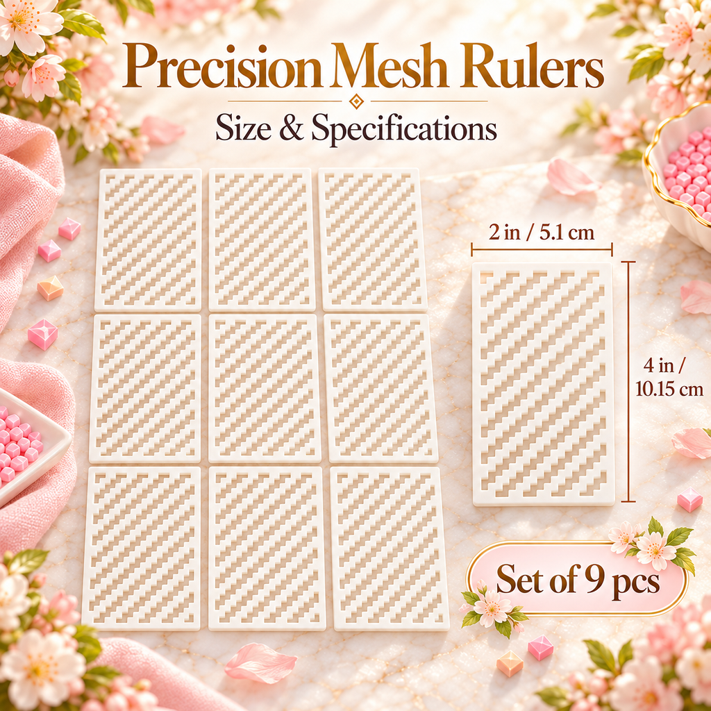 Precision Mesh Rulers | Diamond Painting Essentials