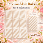 Precision Mesh Rulers | Diamond Painting Essentials
