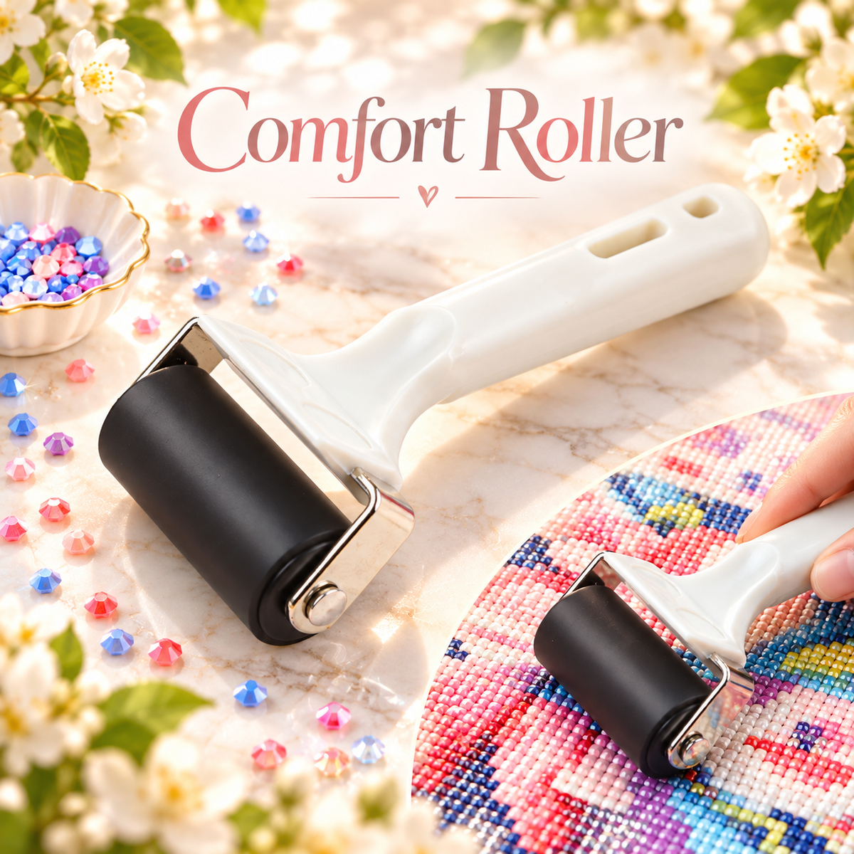 Rouleau de confort | Outil de finition pour la peinture diamant