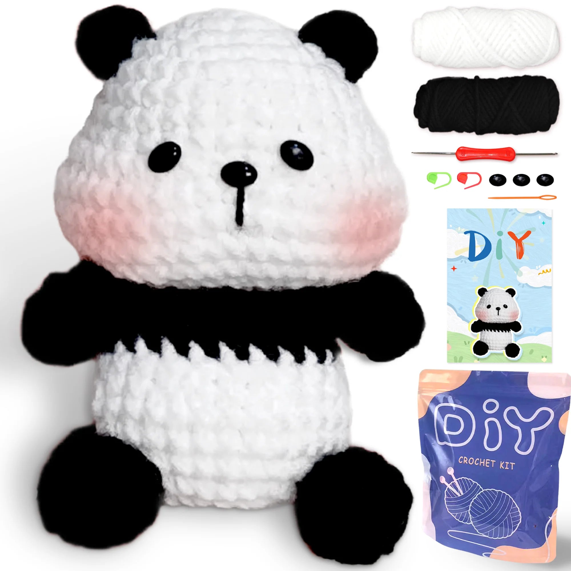 Panda Crochet Kit – Beginner Friendly