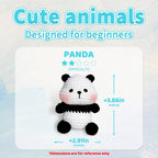 Panda Crochet Kit – Beginner Friendly