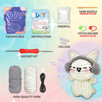 Kitten Crochet Kit  – Beginner Friendly
