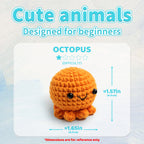 Octopus Crochet Kit – Beginner Friendly