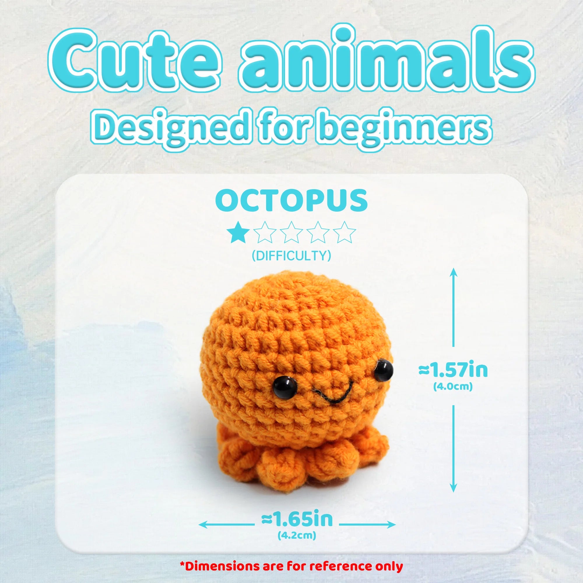Octopus Crochet Kit – Beginner Friendly
