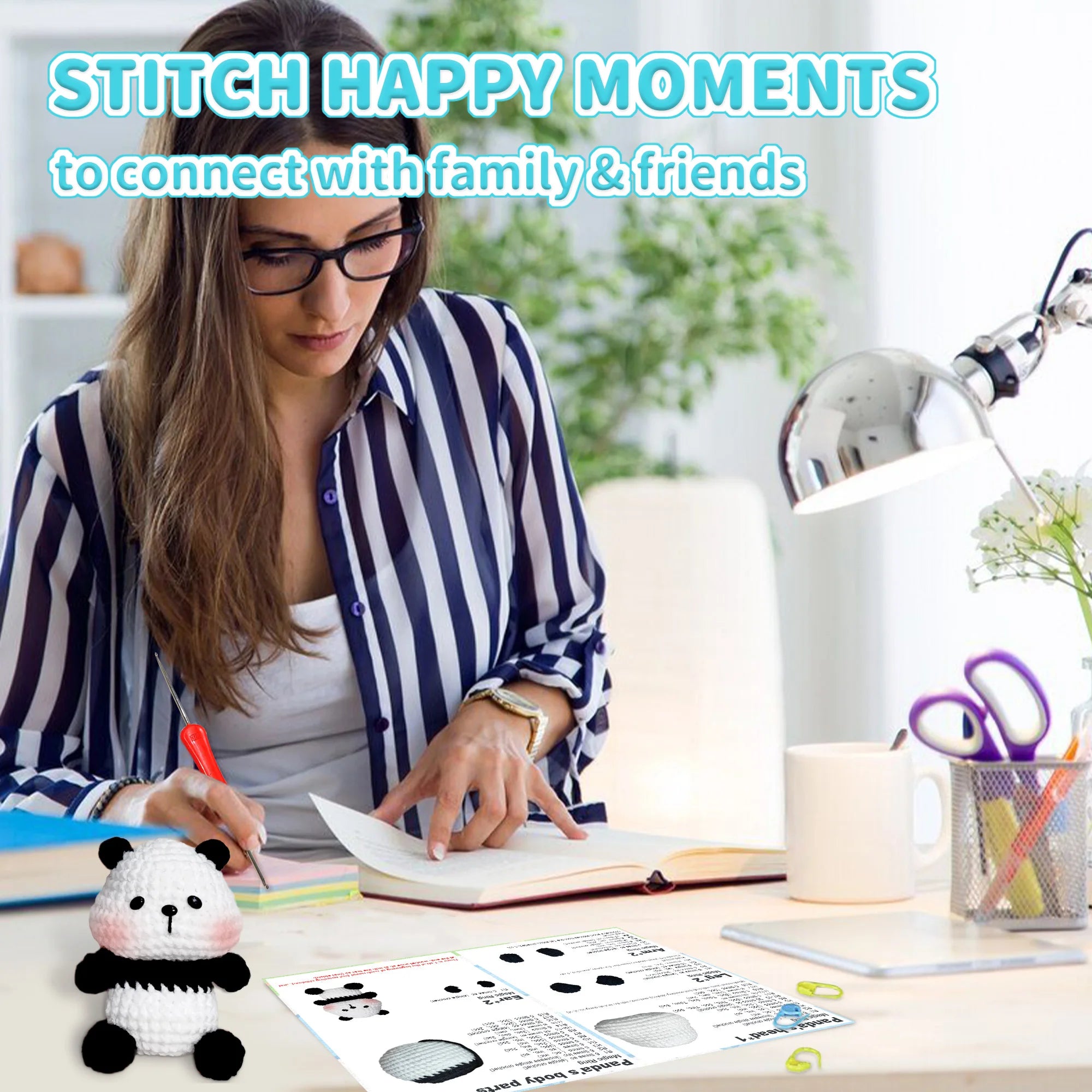 Panda Crochet Kit – Beginner Friendly
