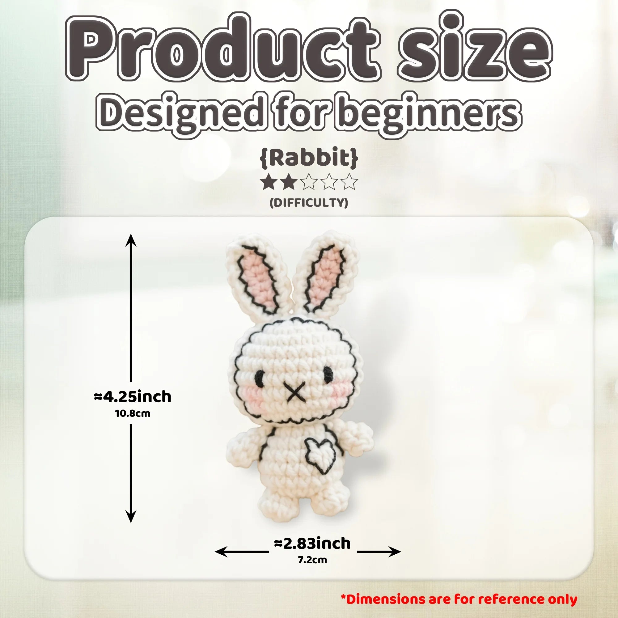 Bunny Crochet Kit – Beginner Friendly