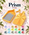 Prismenschale | Diamond-Painting-Schale mit Deckel